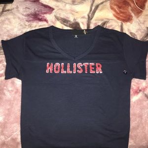 Hollister Navy Blue Top